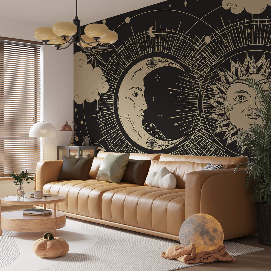 Sun and moon together — interior 2