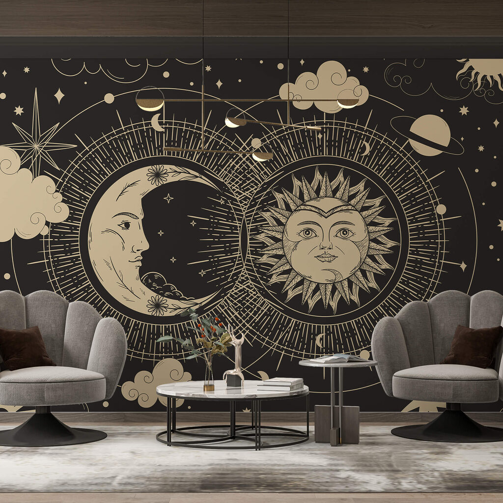 Sun and moon together — interior 3