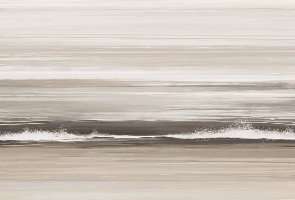 Horizon in horizontal strokes — full design