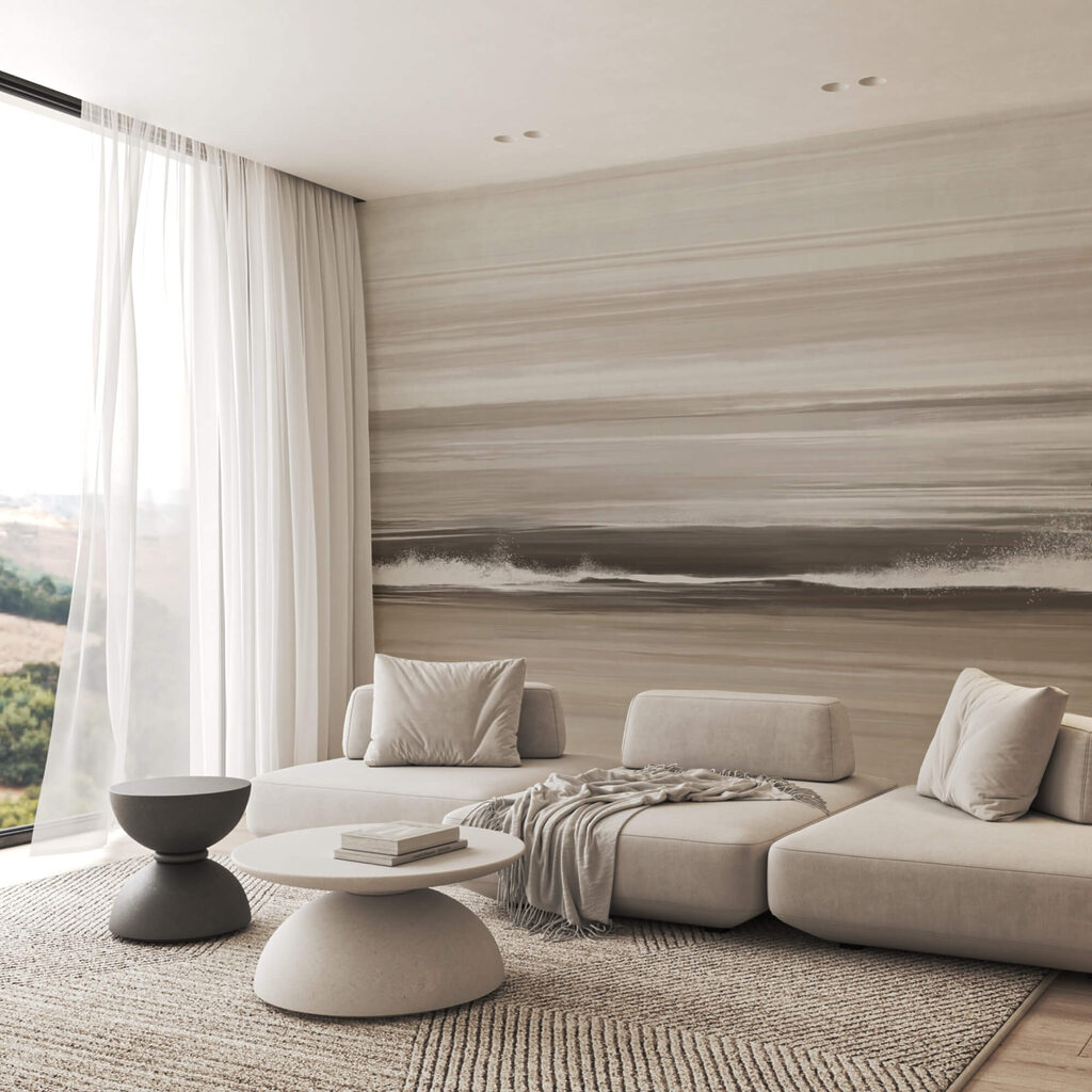 Horizon in horizontal strokes — interior 1