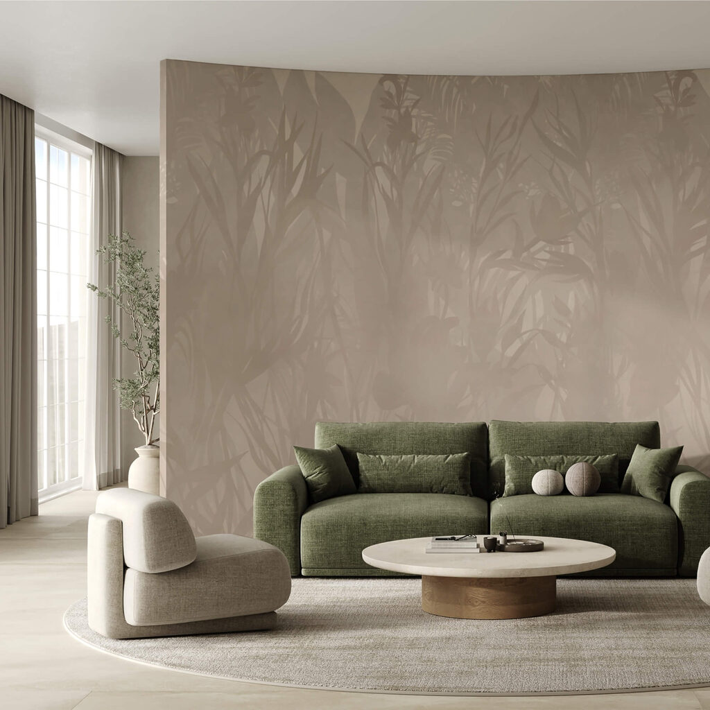 Branches as soft shadows — interior 1