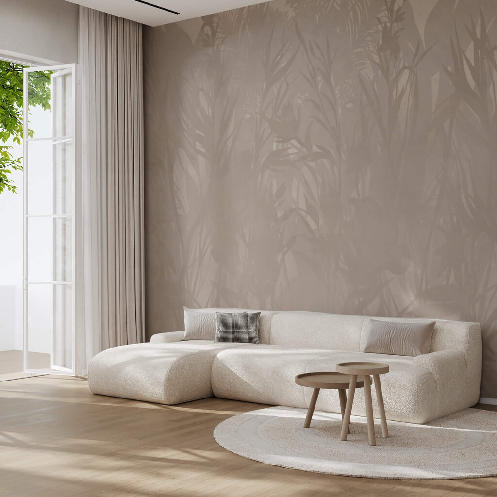 Branches as soft shadows — interior 2