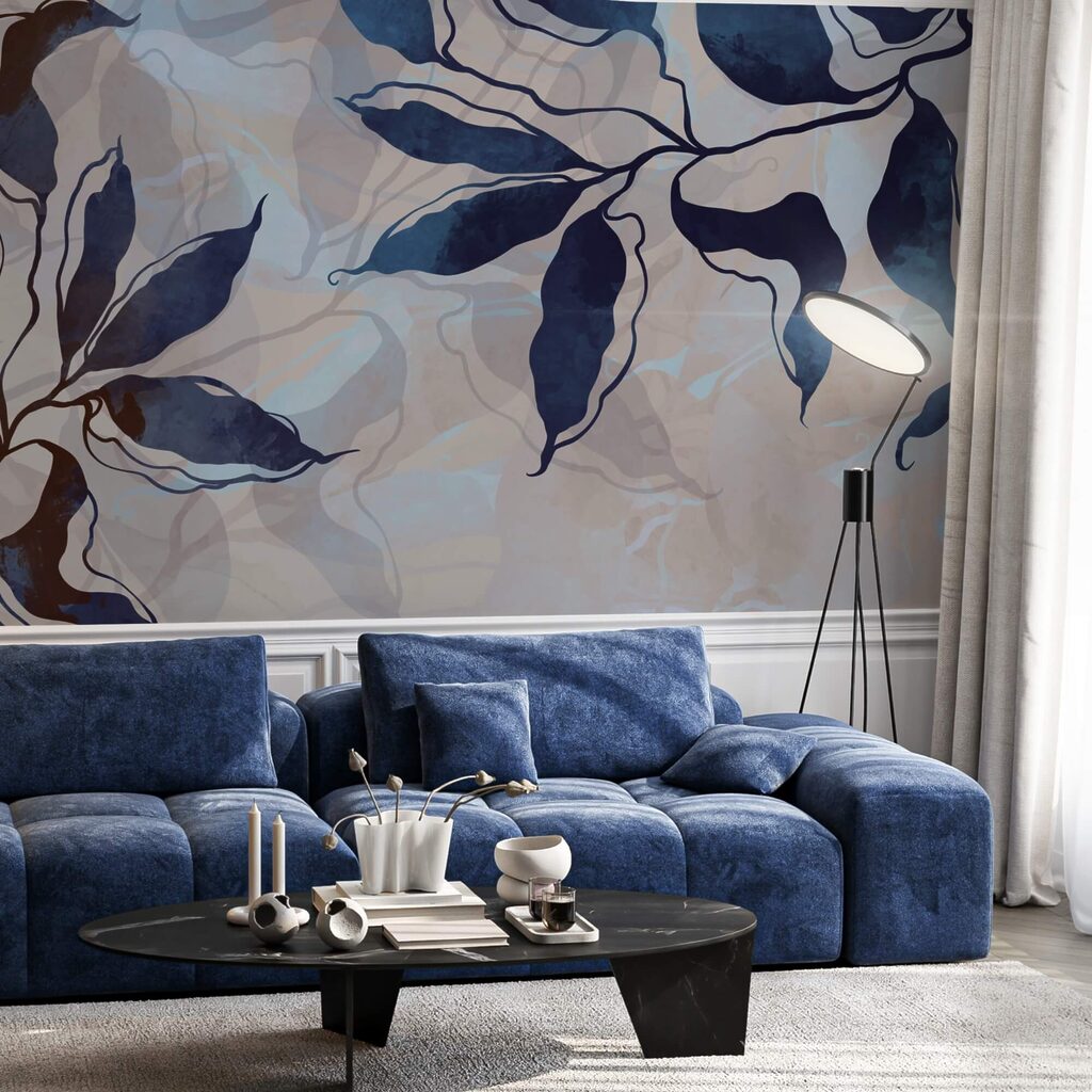 Leaves with wavy lines — interior 3