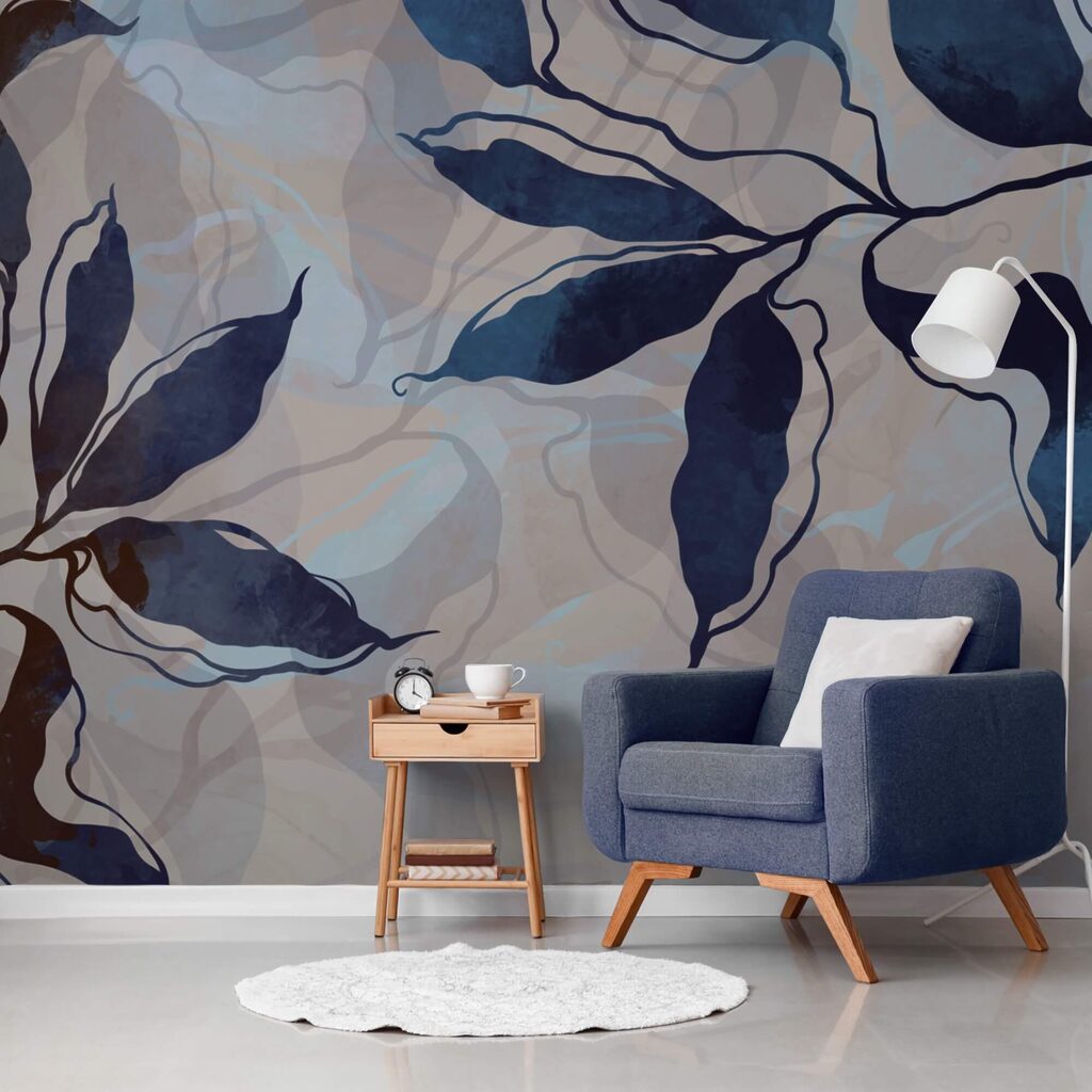 Leaves with wavy lines — interior 2