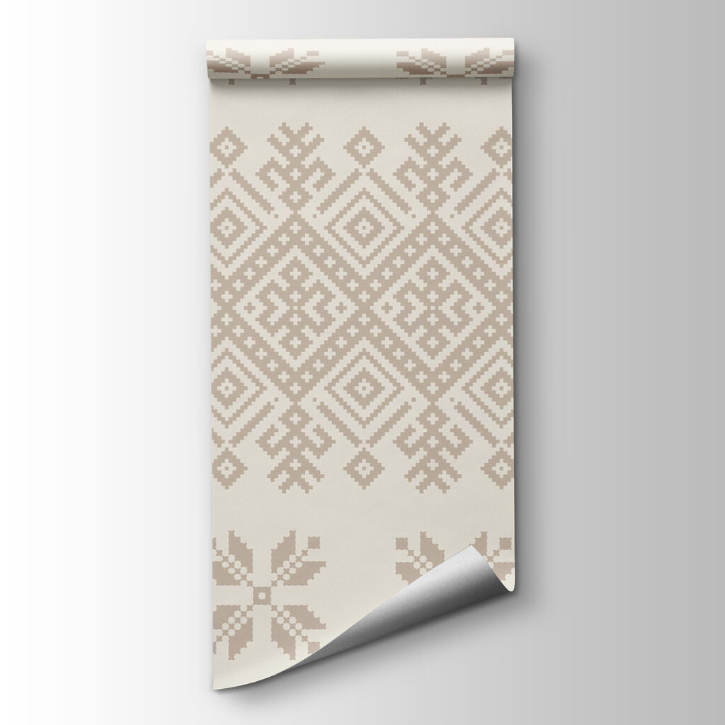 Geometric band and flowers — product view