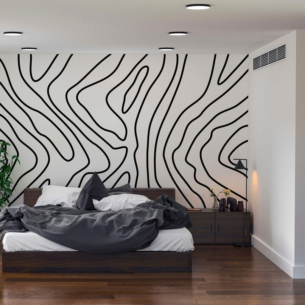 Black lines fanning out — interior 1
