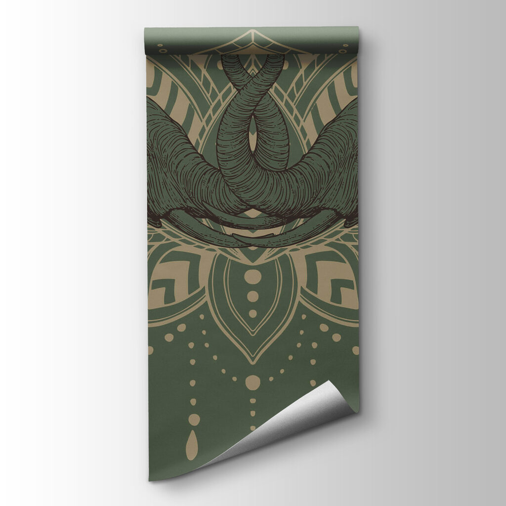 Elephants before an ornament — product view