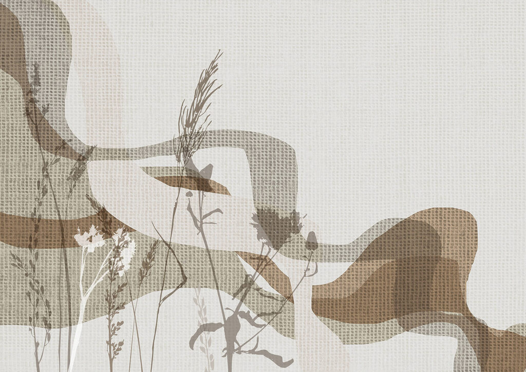 Grasses over wavy bands — full design