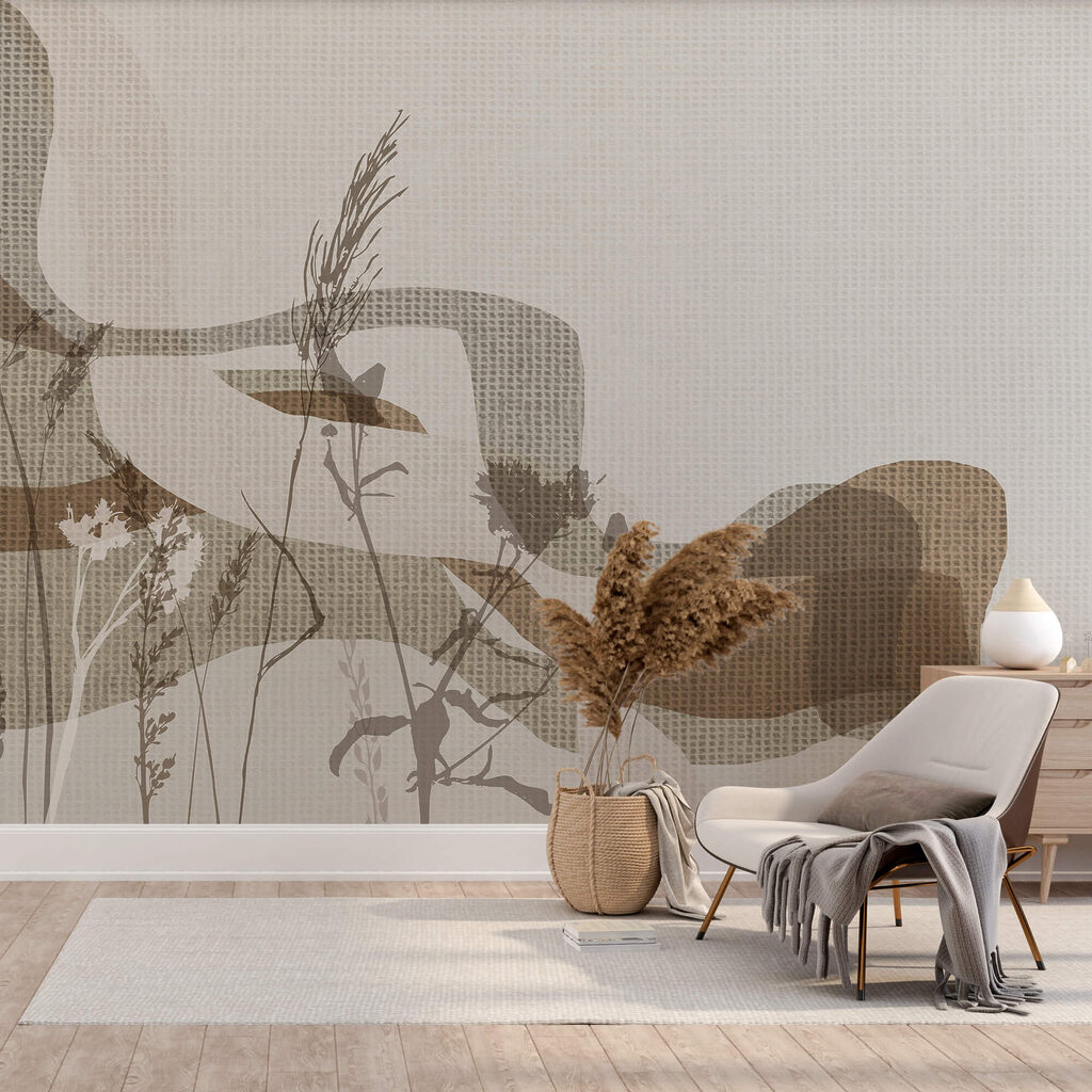 Grasses over wavy bands — interior 1