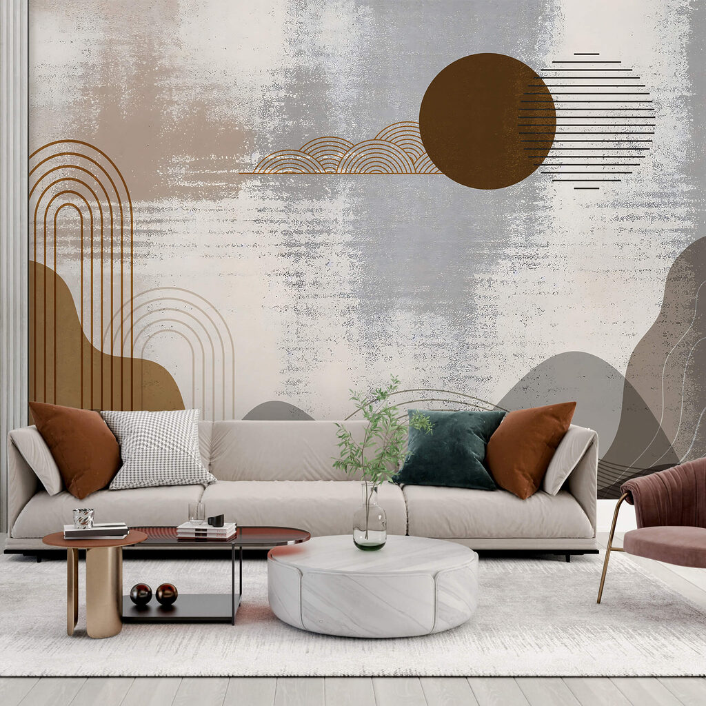 Circles over weathered hills — interior 2
