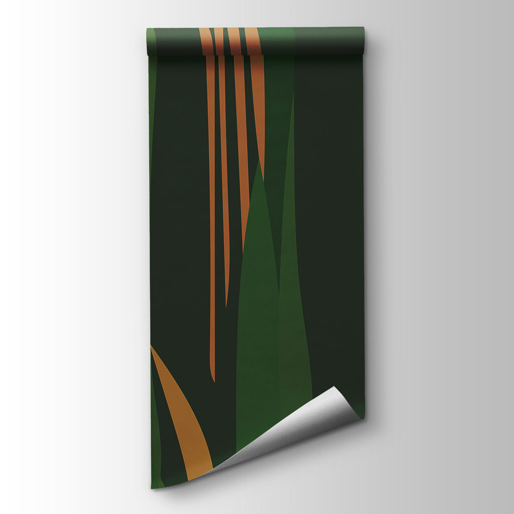 Green bands and ochre — product view