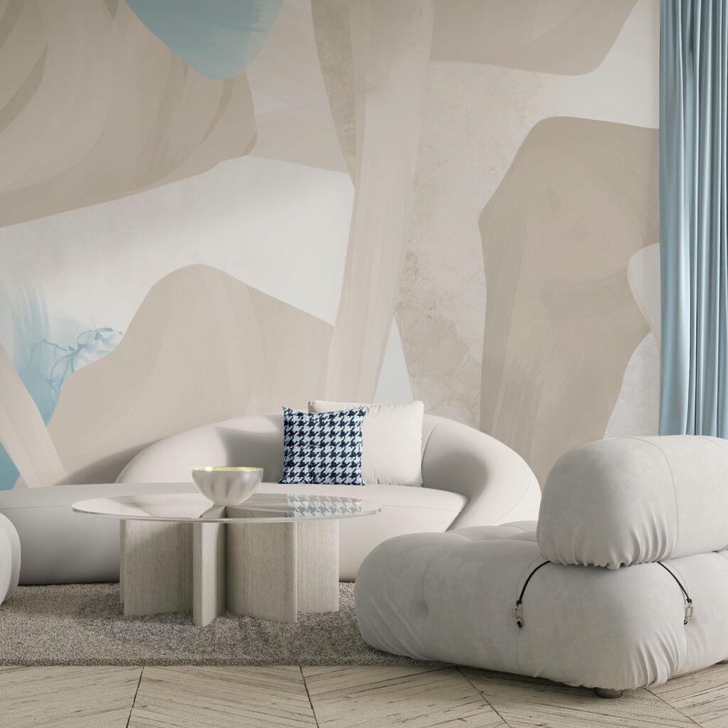Soft overlapping shapes — interior 2