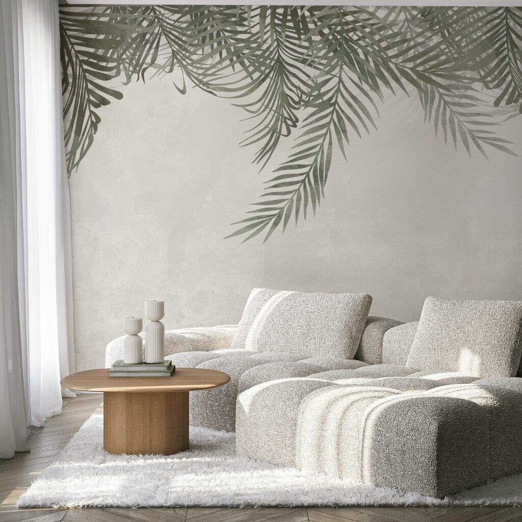 Hanging palm fronds — interior 3
