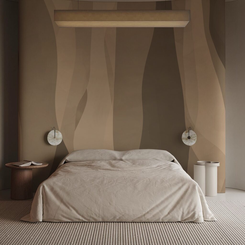 Earth tones in waves — interior 1