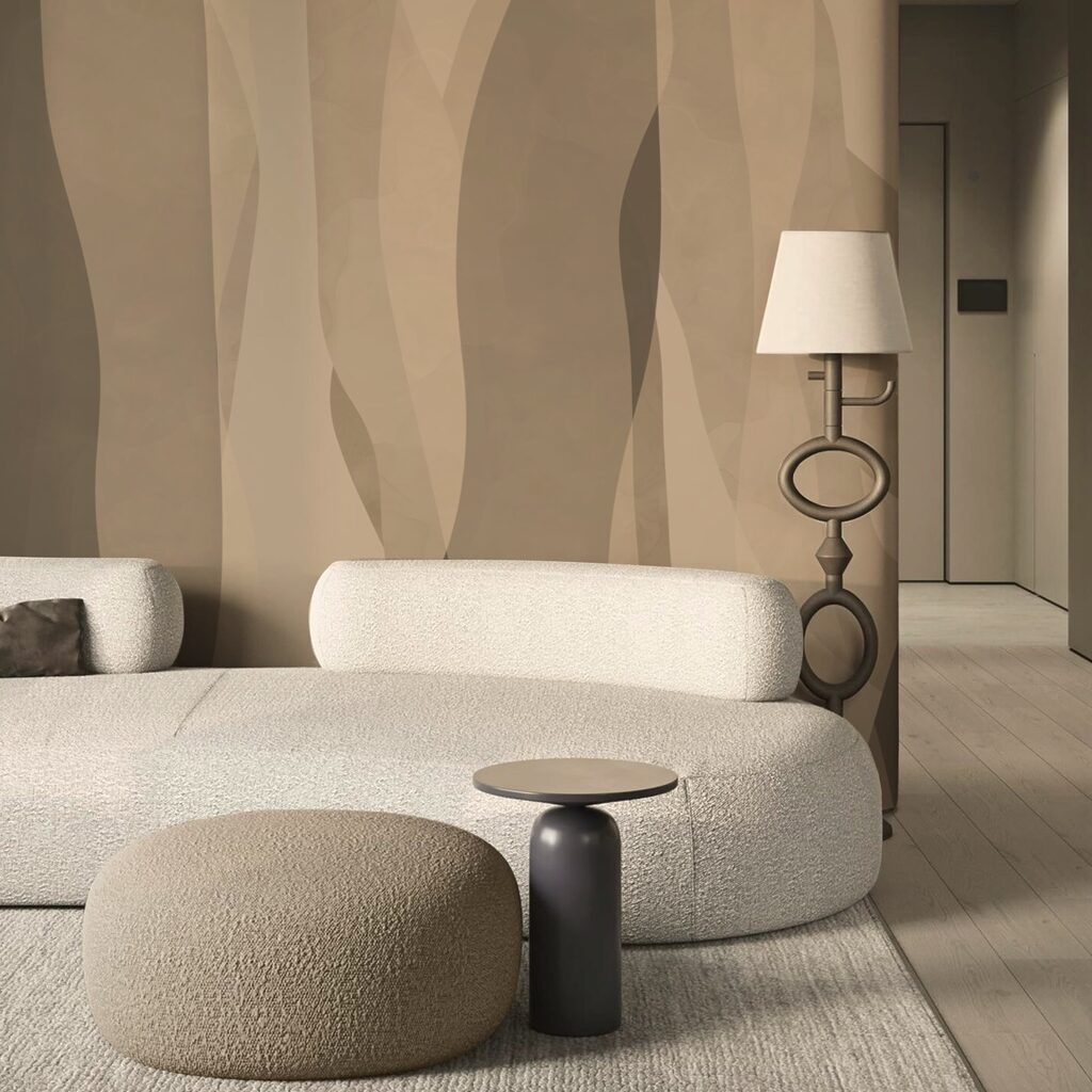 Earth tones in waves — interior 4
