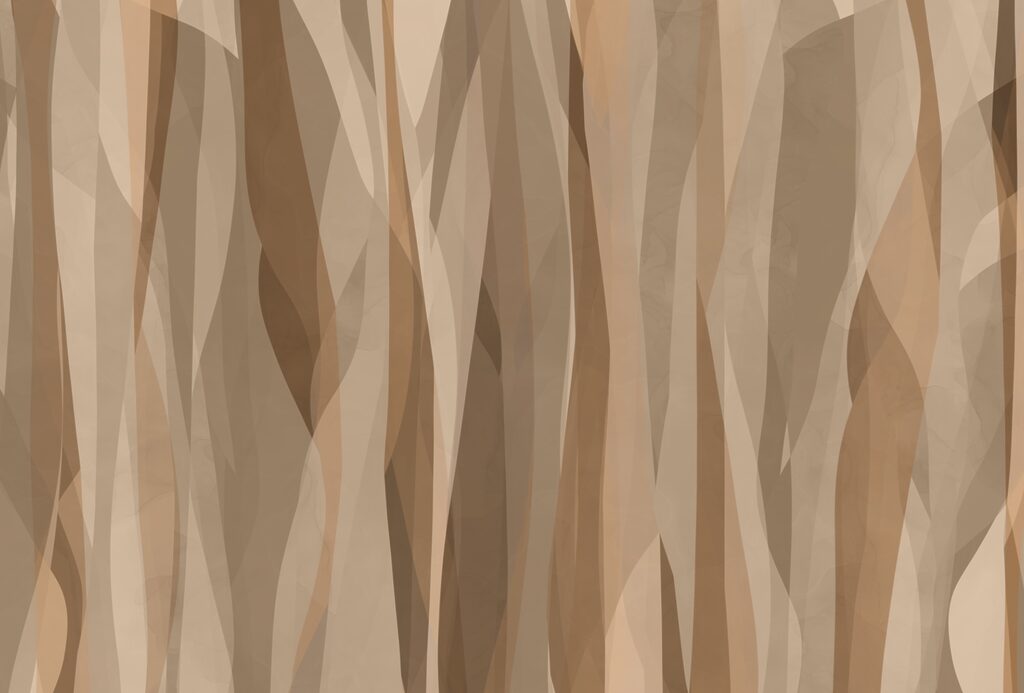 Narrow earth-tone bands — full design