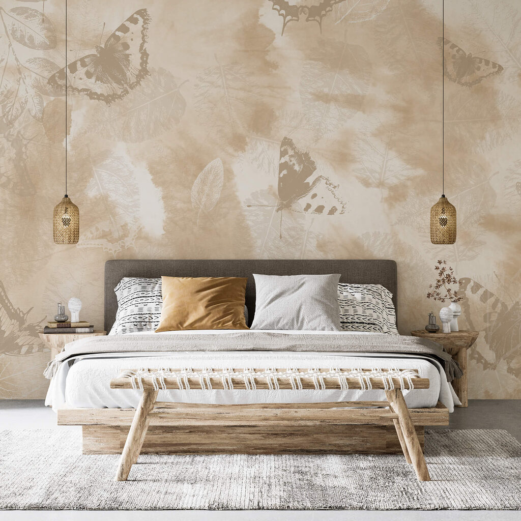 Butterflies among pale patches — interior 1