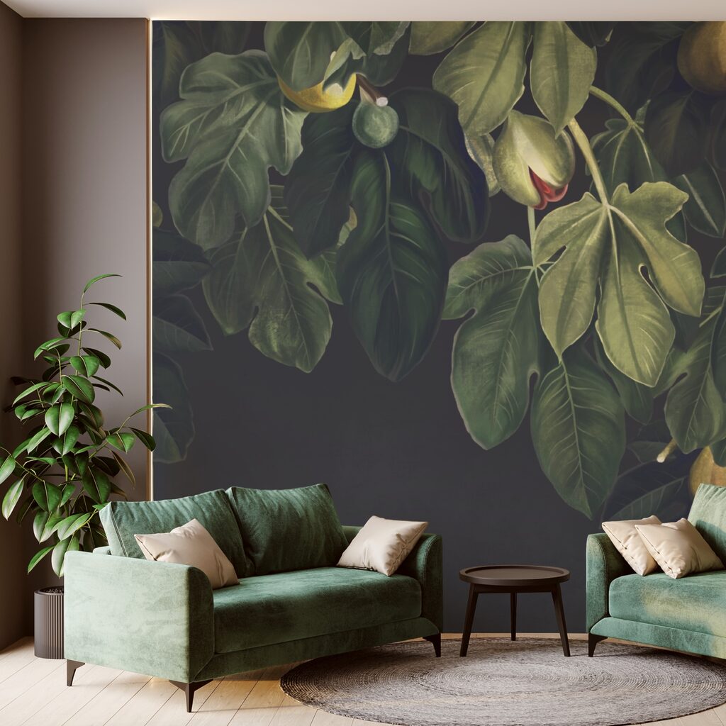 Figs among dark leaves — interior 1