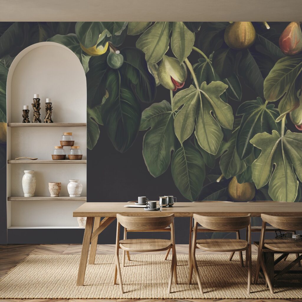 Figs among dark leaves — interior 3