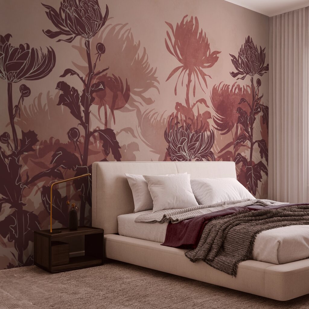Wildflower Etching in an interior