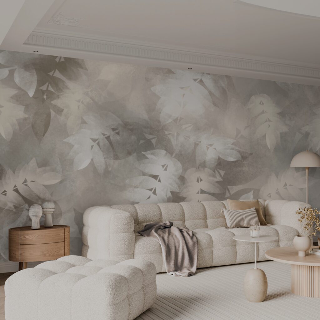 Large leaves in mist — interior 1
