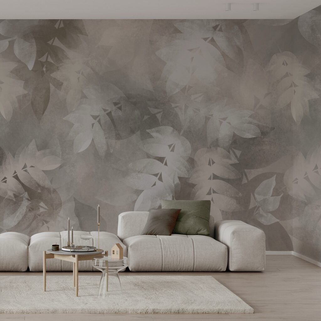 Large leaves in mist — interior 3