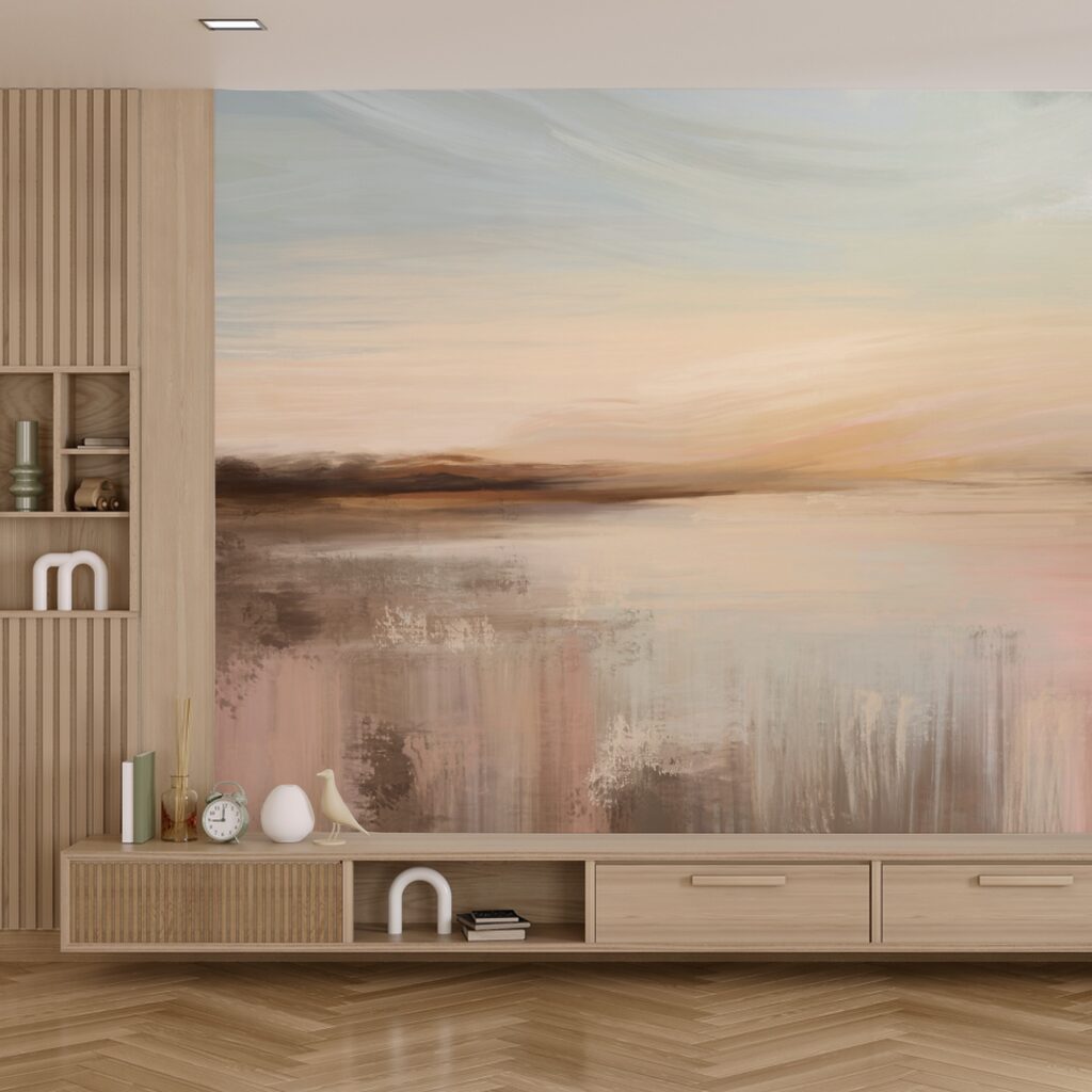Lake in evening tones — interior 1