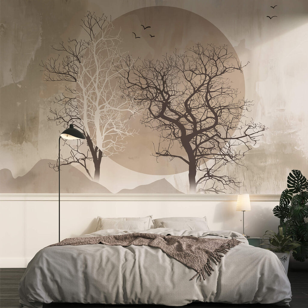 Two trees before circles — interior 2