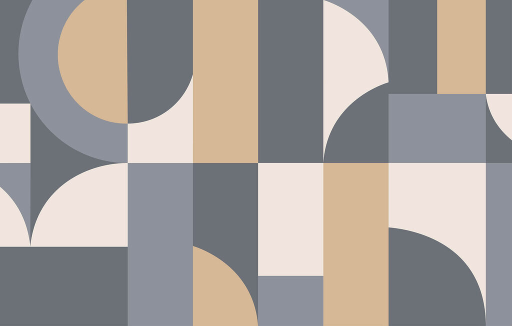 Quarter circles and blocks — full design