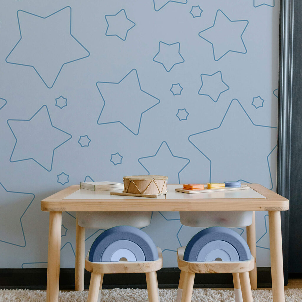 Fine star outlines — interior 2