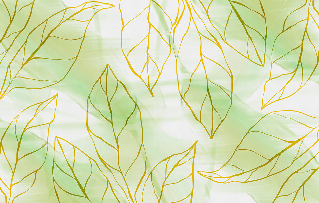 Fine leaf lines — full design