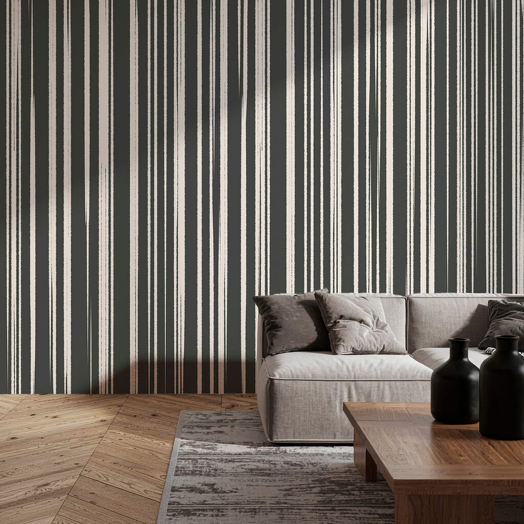 Fine lines over dark — interior 1