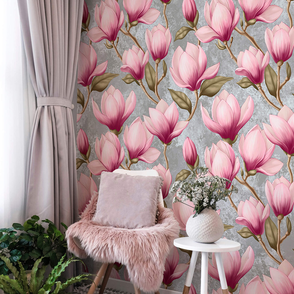 Magnolia flower pattern — interior 2