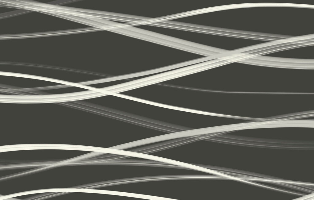 White lines cross black — full design