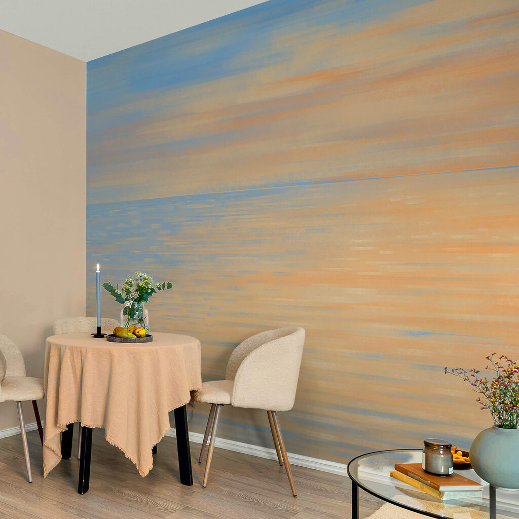 Orange reflection on blue — interior 3