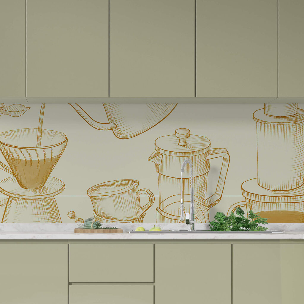 Coffee in fine lines — interior 2