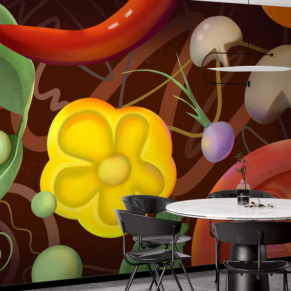 Vegetables from above — interior 3