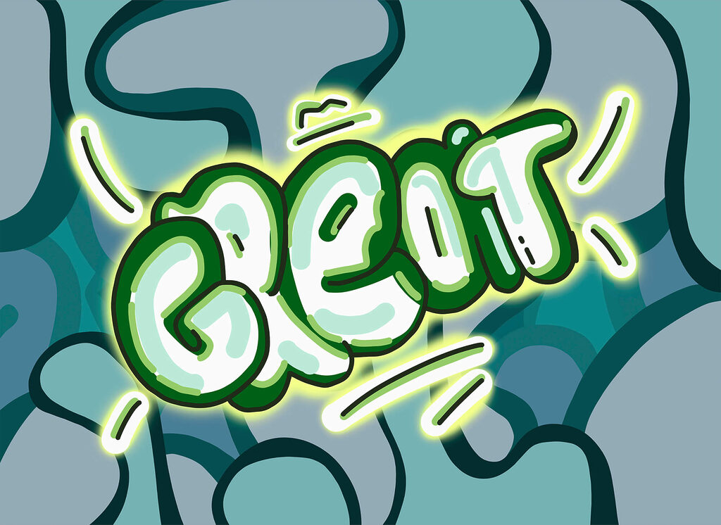 Great in Graffiti — full design