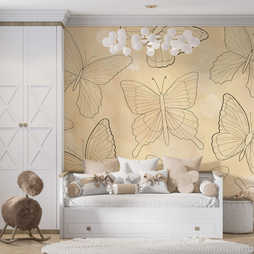 Butterflies in watercolour — interior 1