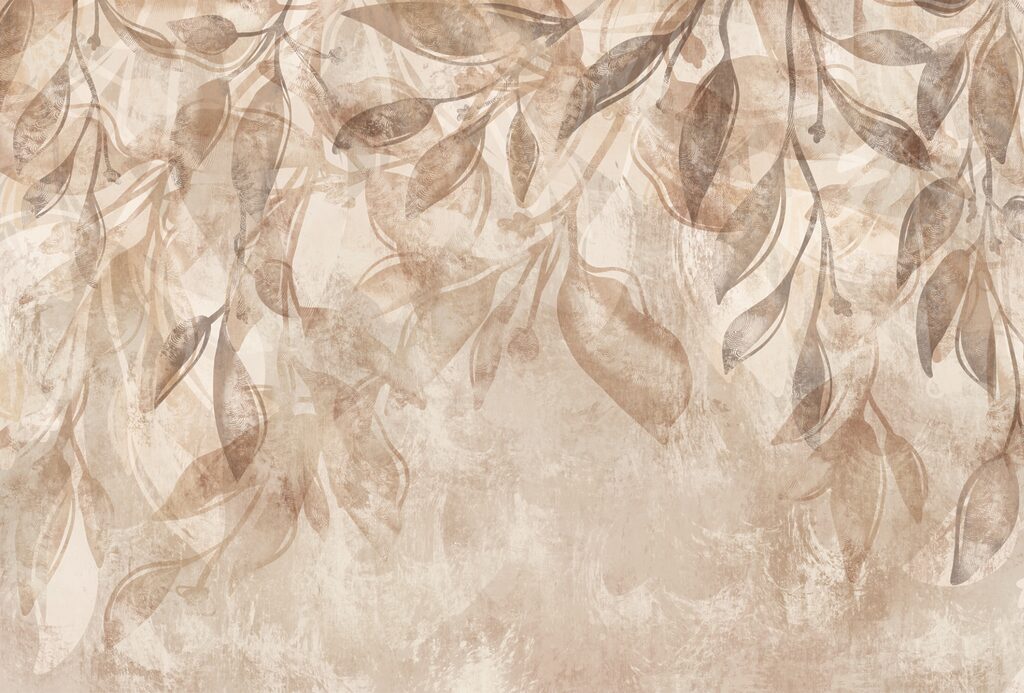 Hanging leafy branches — full design