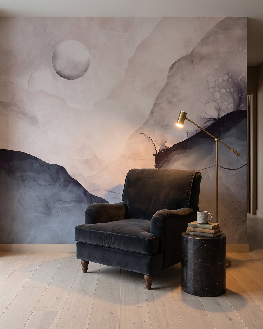 Moon over Mountains — interior 2