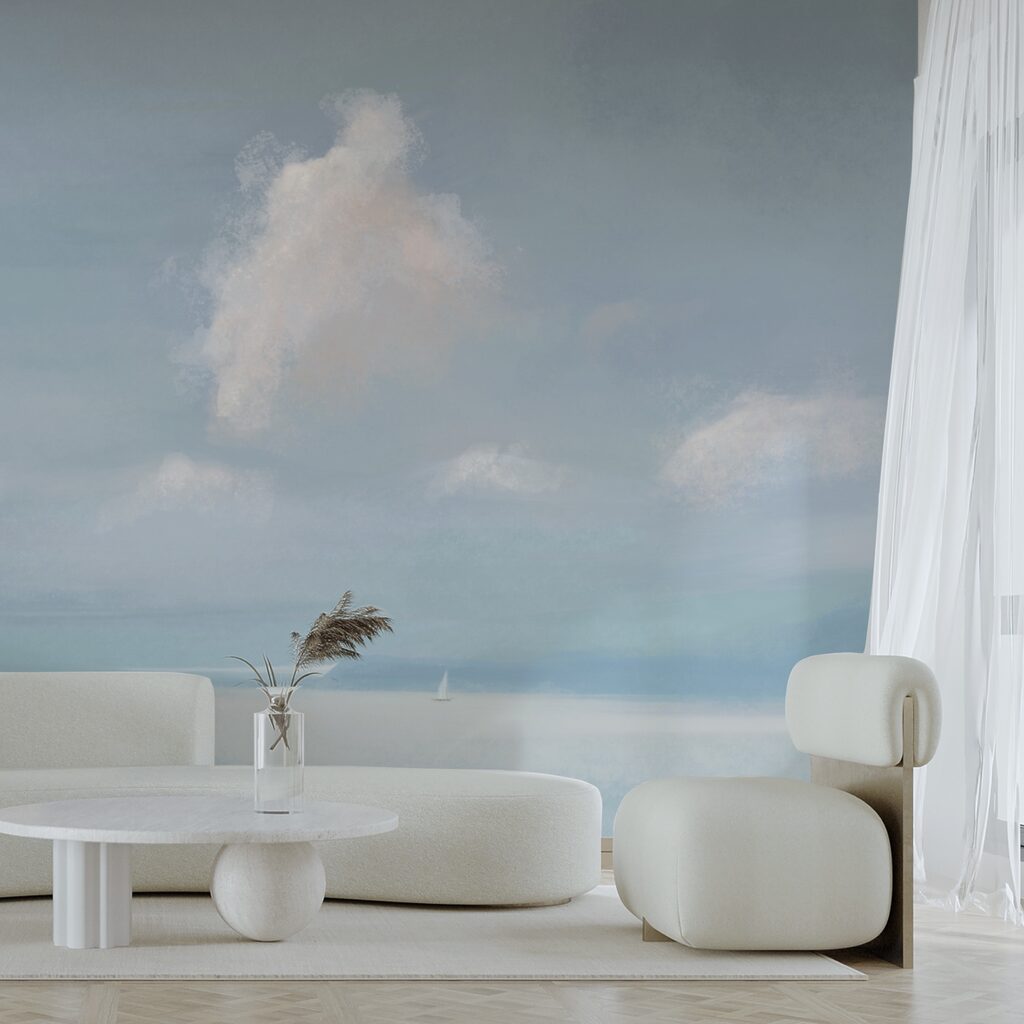 Cloud above a sailboat — interior 2