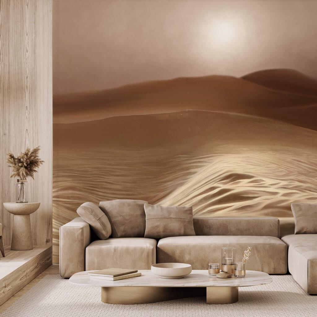 Sunlit rippled desert sand — interior 4