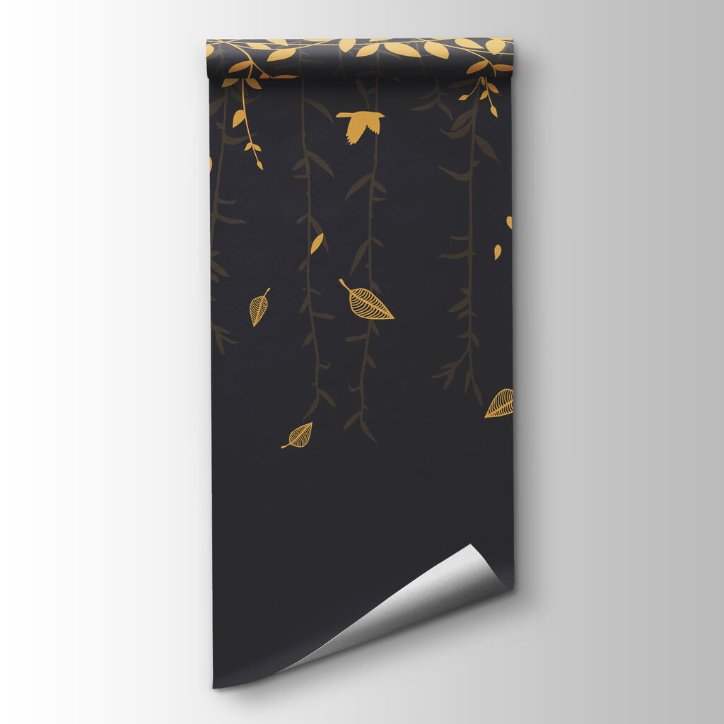Birds among hanging twigs — product view