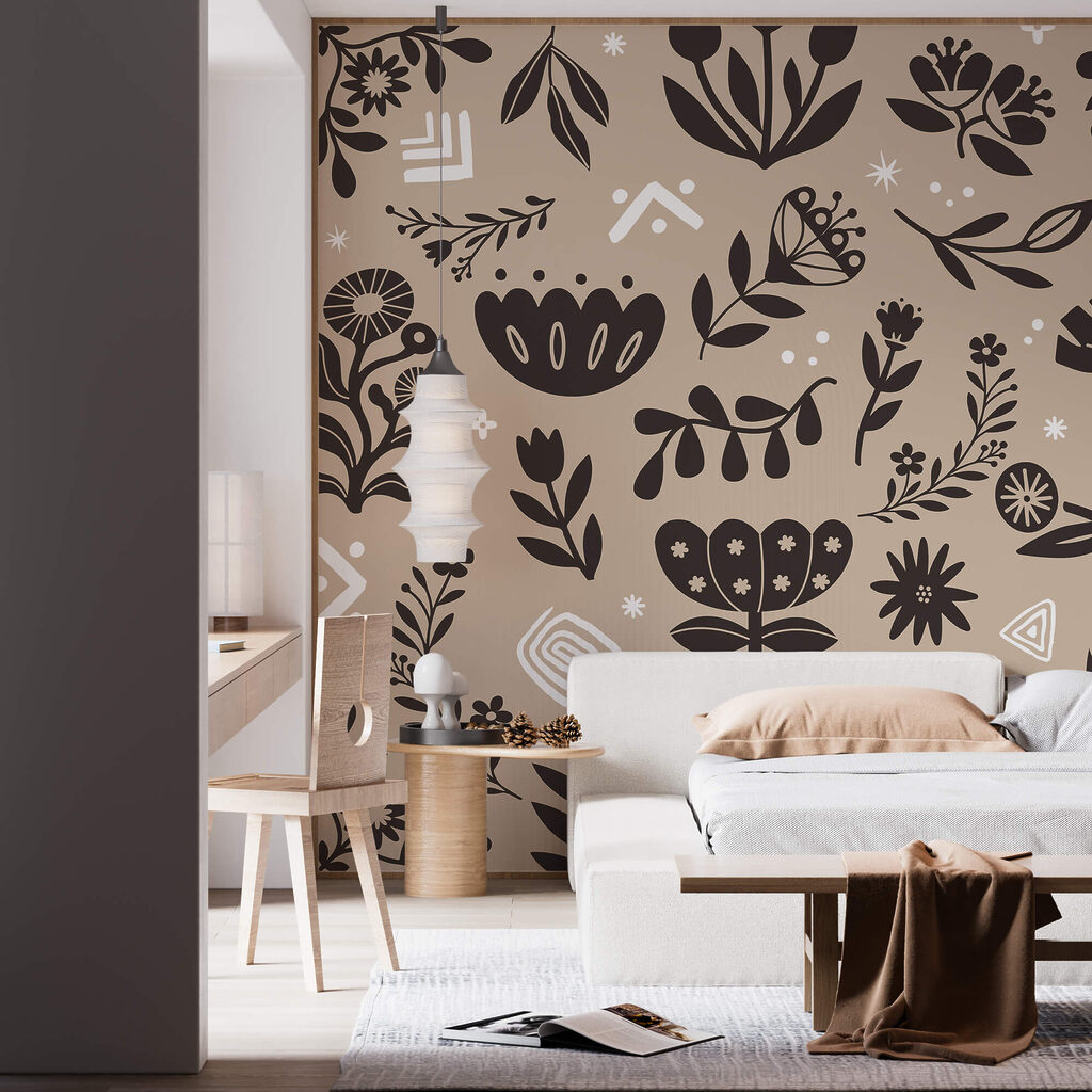 Flowers as silhouettes — interior 2