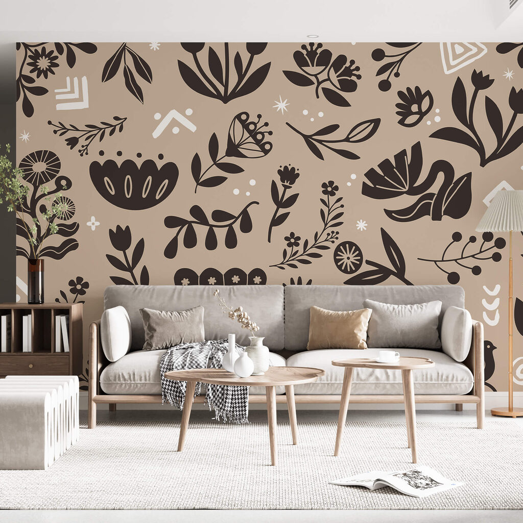 Flowers as silhouettes — interior 1