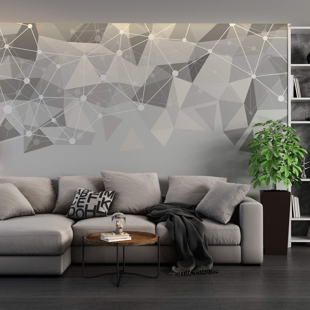 Triangles in a network — interior 1