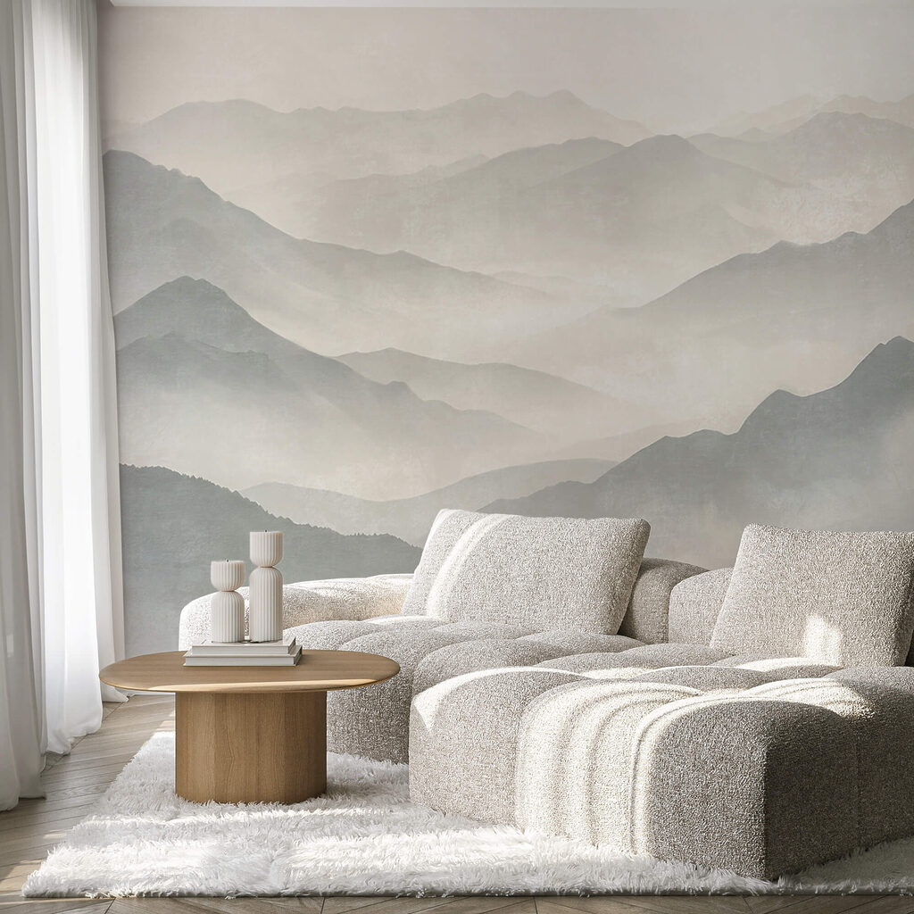 Peaks in the Mist in an interior
