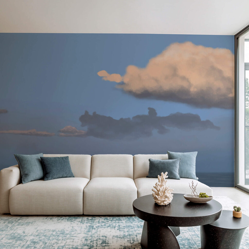Cloud over evening sea — interior 2
