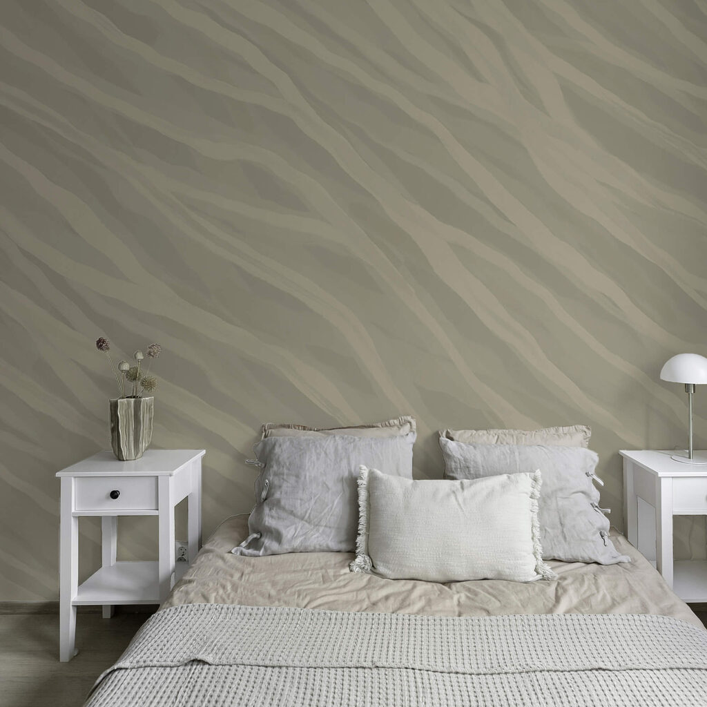 Diagonal strips in grey-green — interior 1